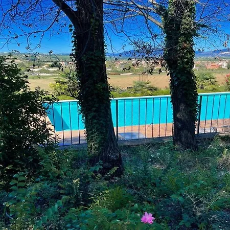 Very Pretty Spoleto-poolside-sleeps-20pool, Jacuzzi, Gardens - Views 别墅 *